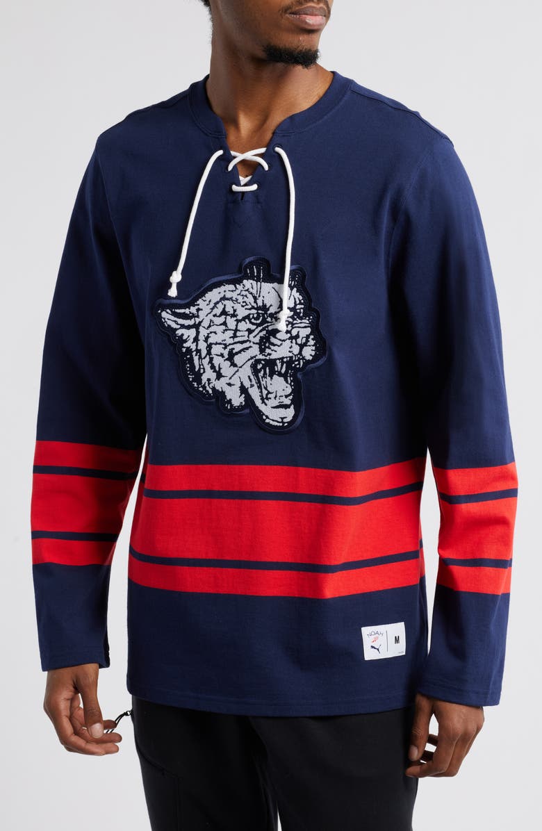 PUMA x Noah Puma Cotton Hockey Jersey, Main, color, 