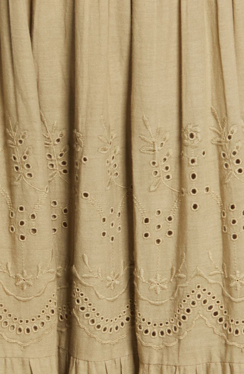 AREA STARS Olivia Tiered Cotton Maxi Dress, Alternate, color, 