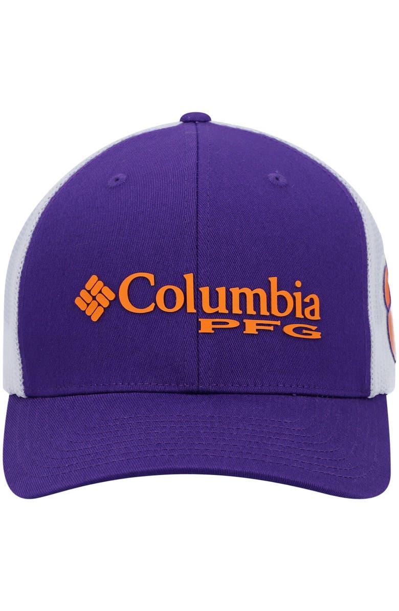 Columbia Men's Columbia Purple Clemson Tigers PFG Snapback Adjustable Hat, Alternate, color, 