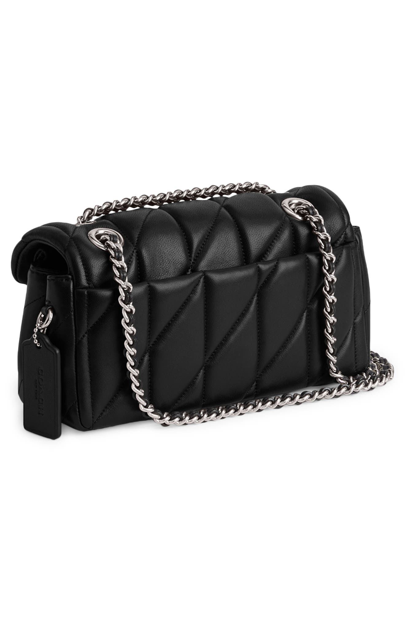 COACH Tabby 20 Quilted Shoulder Bag, Alternate, color, Black