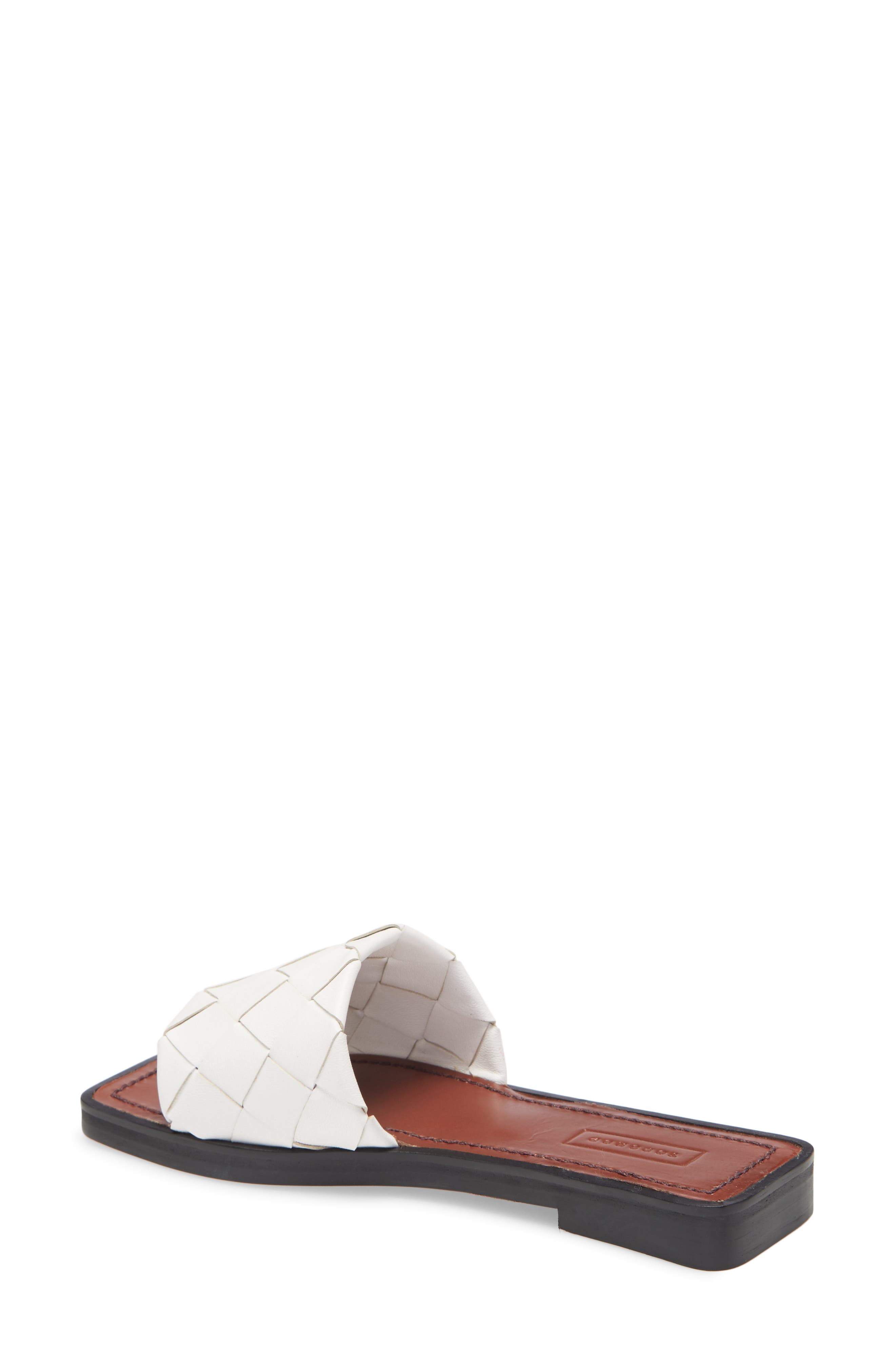 Penelope Slide Sandal, Alternate, color, WHITE