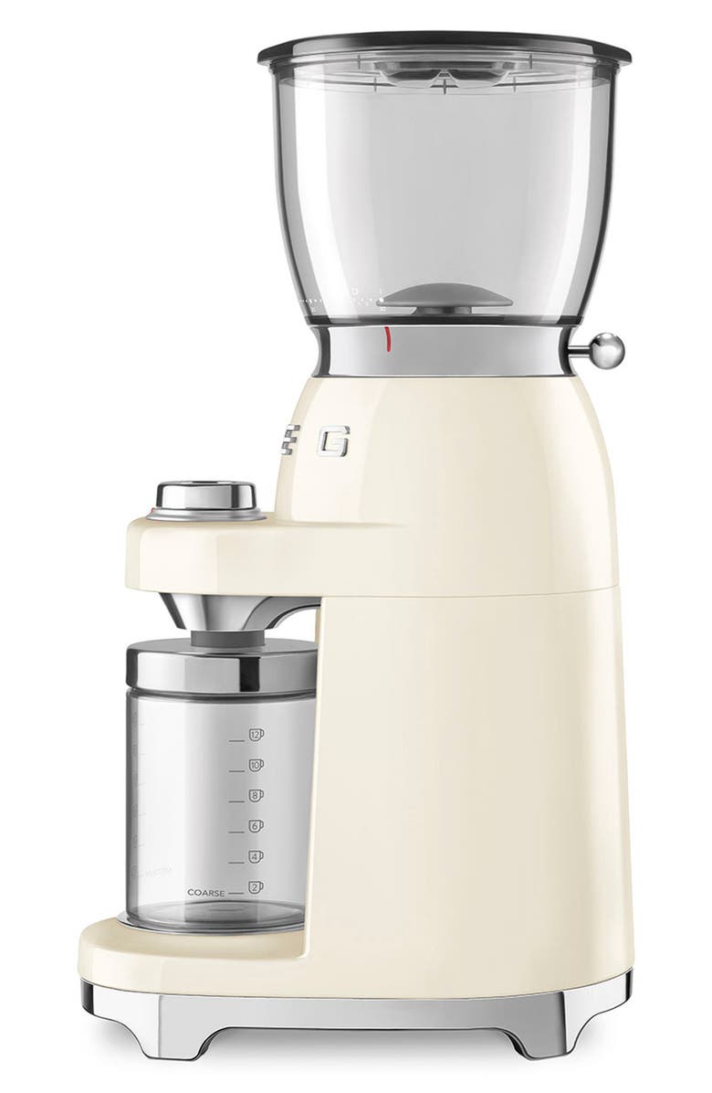 smeg '50s Retro Style Espresso Grinder, Alternate, color, Cream