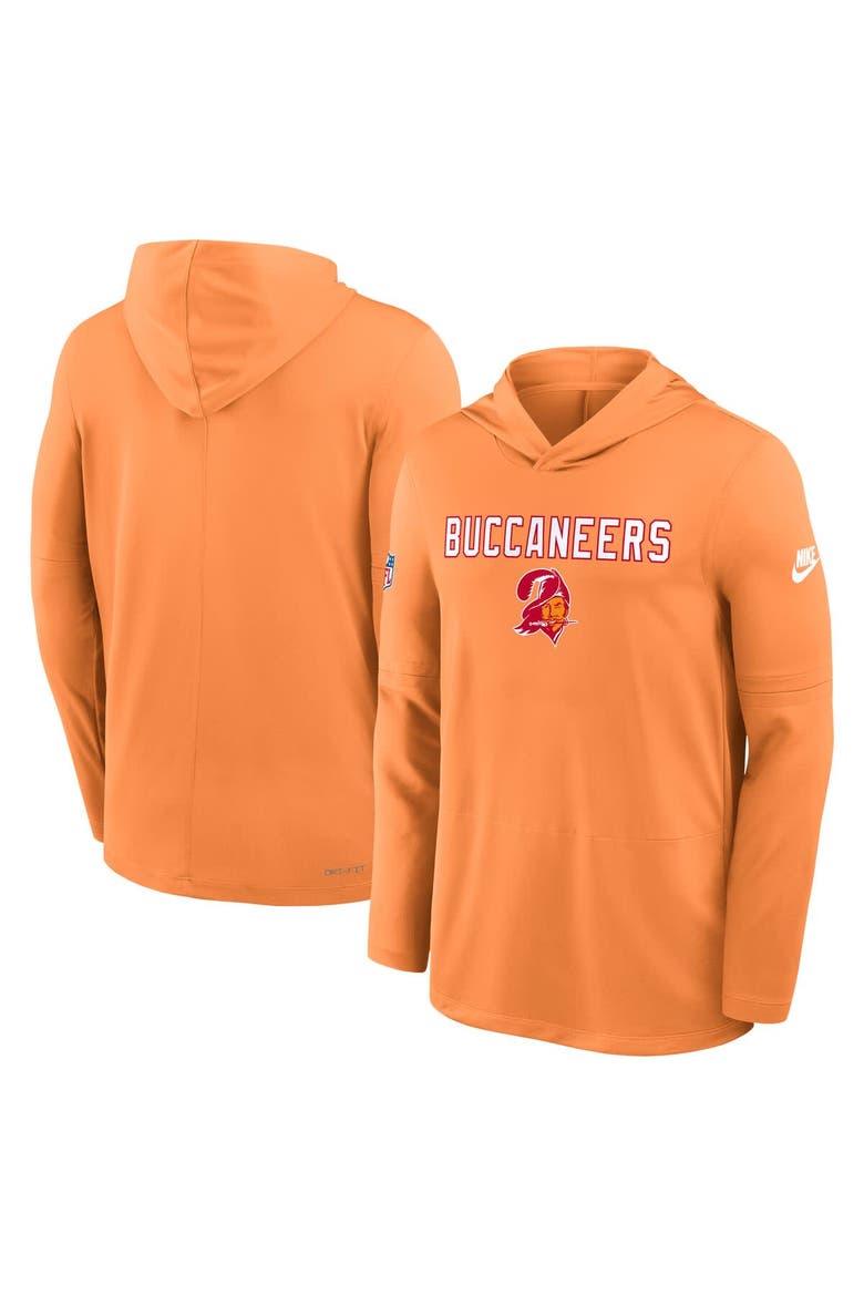 Men's Nike Orange Tampa Bay Buccaneers Alt Pack Pass Accuracy Performance Long Sleeve Hoodie T-Shirt, Alternate, color, Orange