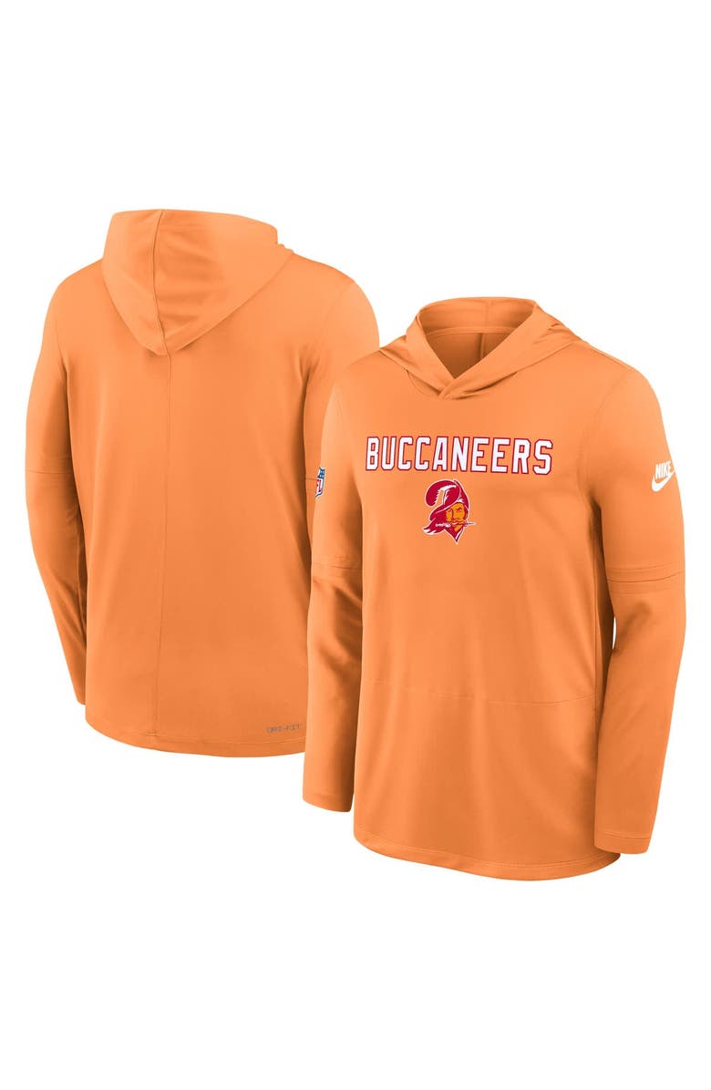 Nike Men's Nike Orange Tampa Bay Buccaneers Alt Pack Pass Accuracy Performance Long Sleeve Hoodie T-Shirt, Alternate, color, Orange