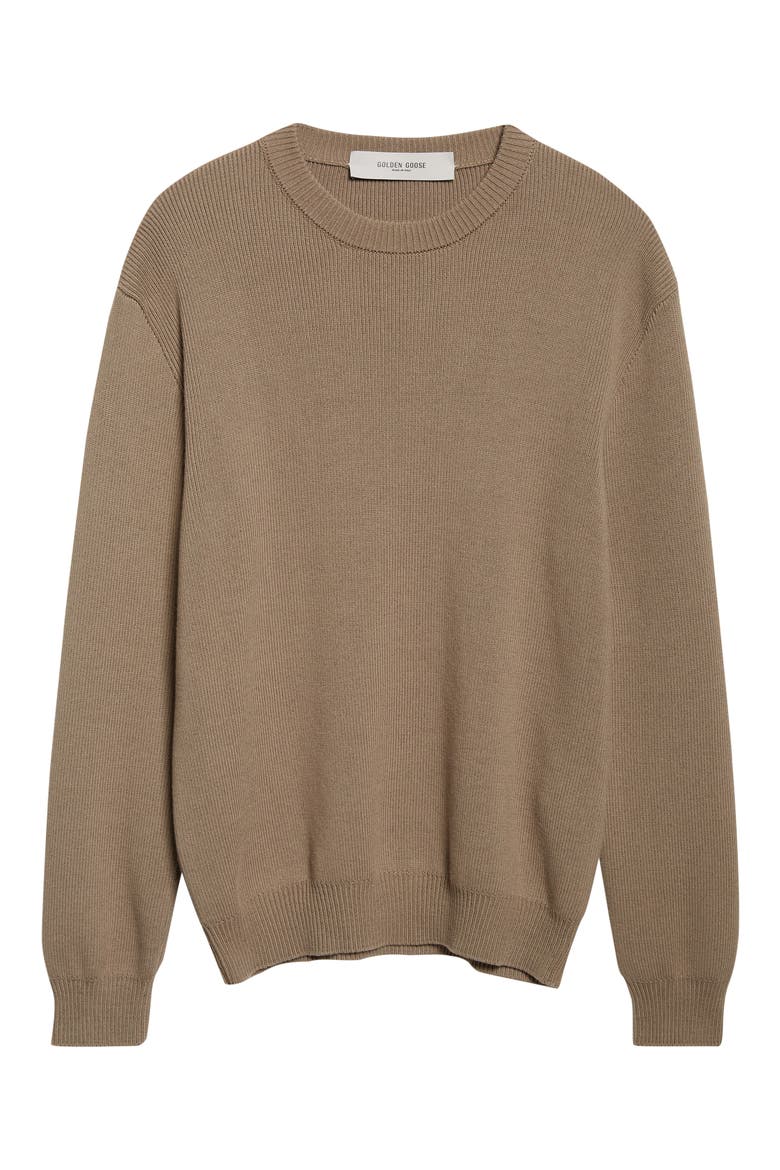 Journey Regular Fit Embroidered Rib Sweater, Alternate, color, LIGHT TAUPE