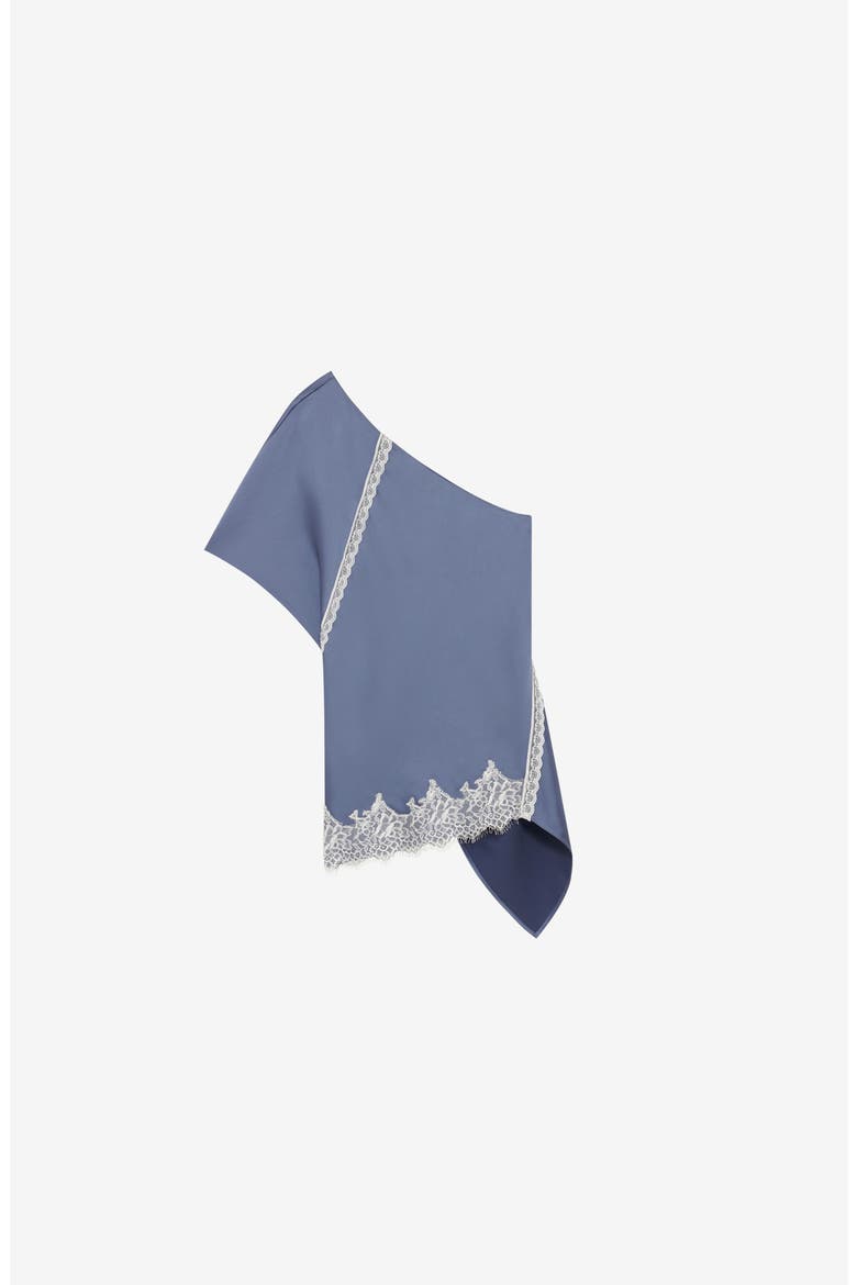 Topazi Asymmetrical Top, Alternate, color, Storm Blue