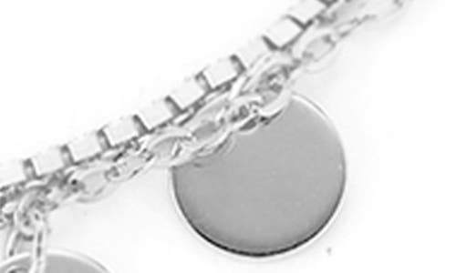 Glaze Jewelry Disc Shaker Charm Bracelet In Metallic
