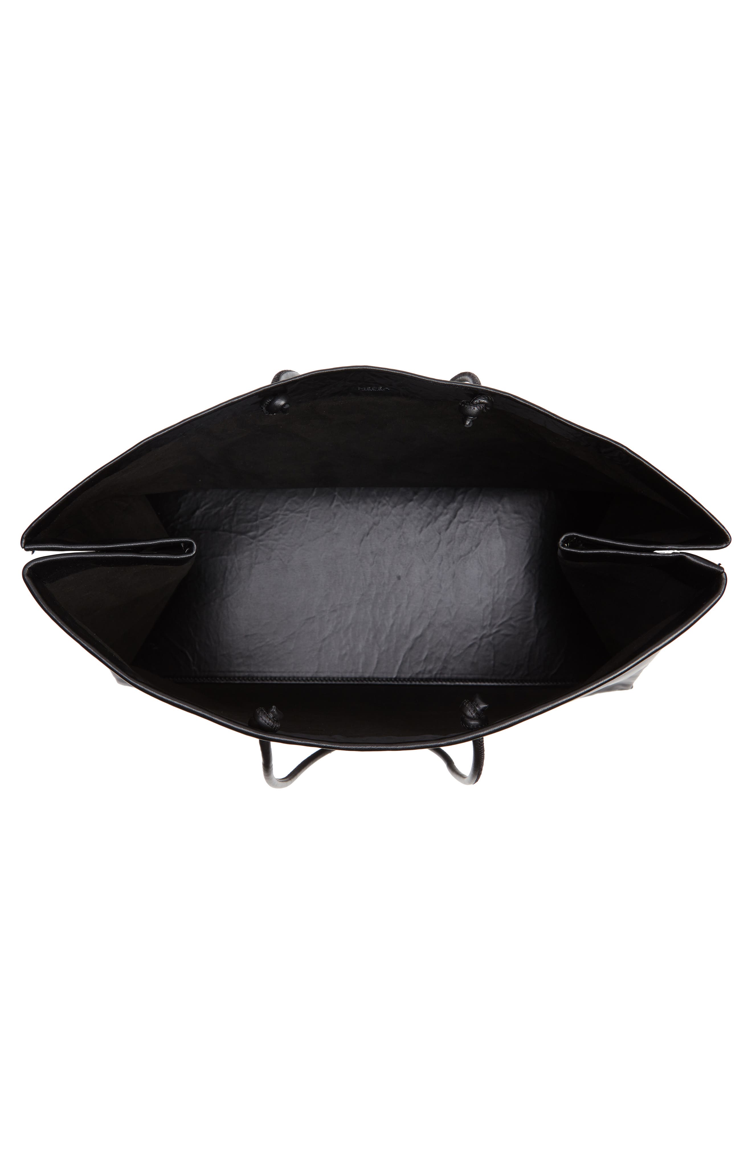 Medea Venti Busted Calfskin Leather Tote, Alternate, color, 