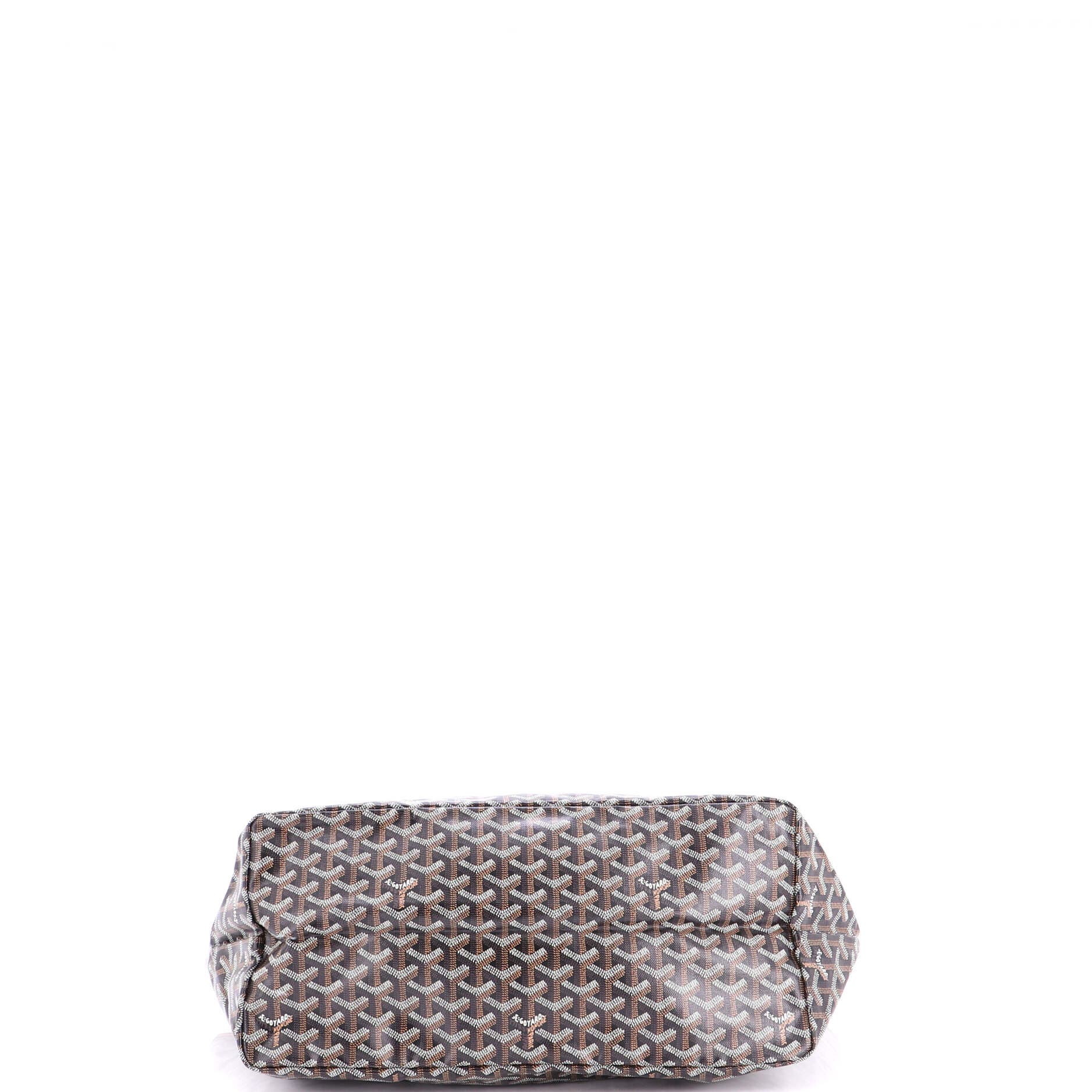 Pre-Owned Goyard Saint Louis Tote Coated Canvas GM, Alternate, color, Brown