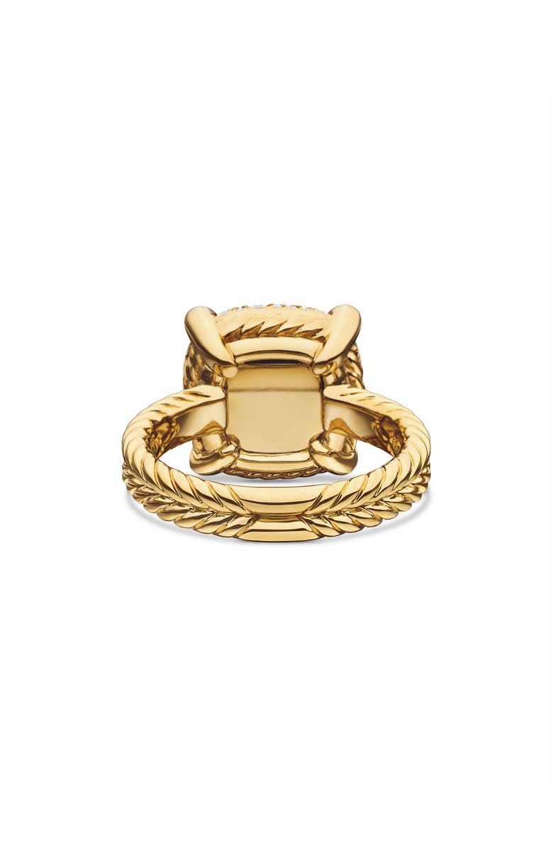 David Yurman Chatelaine<sup>®</sup> 18K Yellow Gold Ring with Diamonds, Alternate, color,
