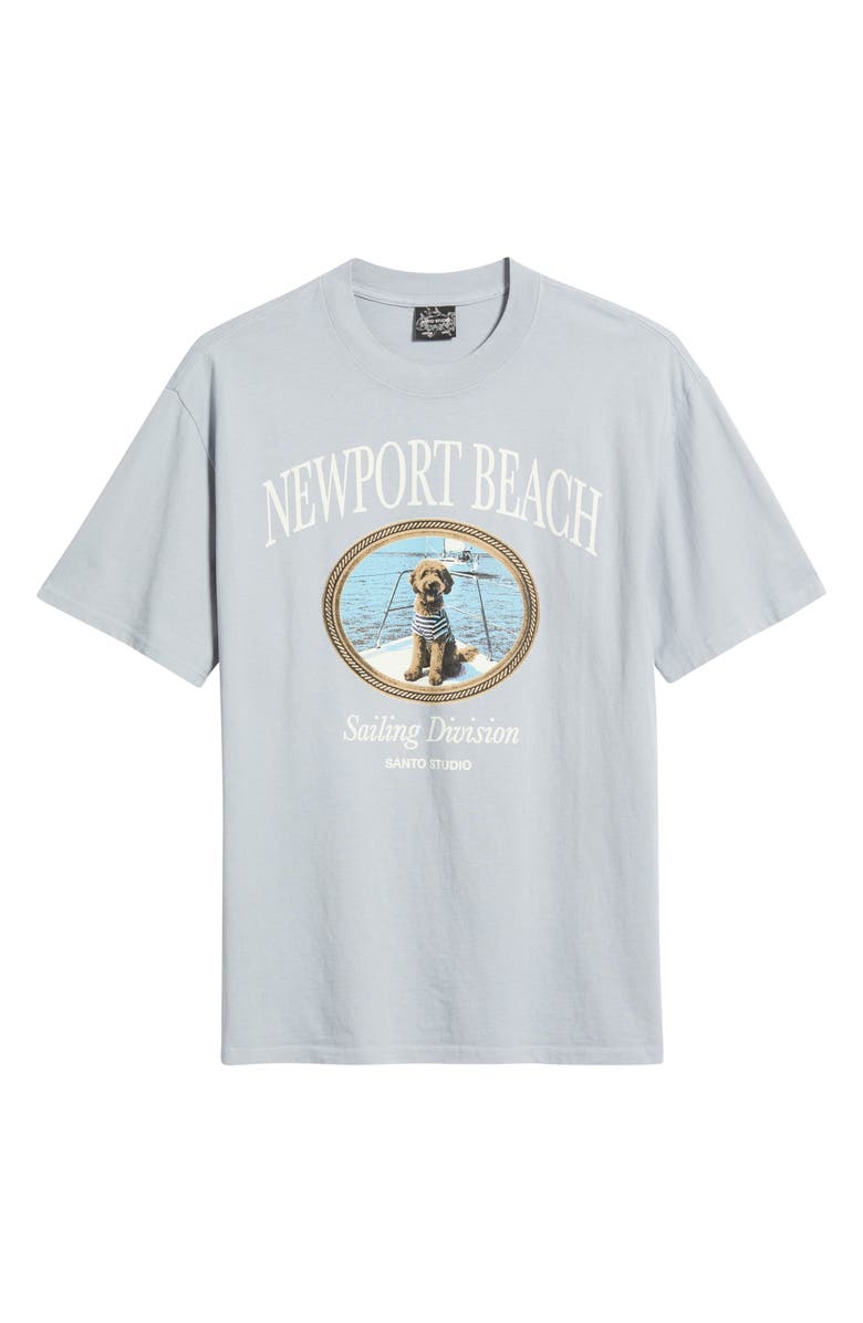 SANTO STUDIO Newport Beach Sailing Division T-Shirt, Alternate, color, 