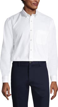 Lands' End Tall No Iron Supima Cotton Oxford Dress Shirt