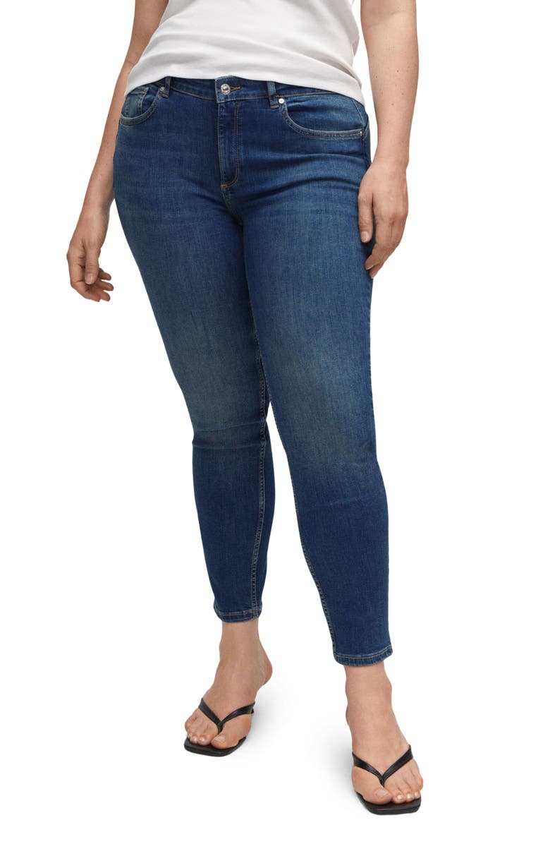 MANGO Skinny Jeans, Alternate, color, 