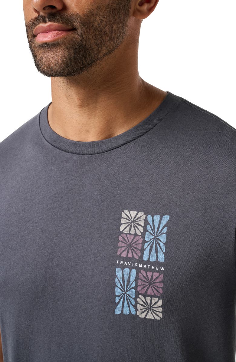 TravisMathew Cabana Cotton Graphic T-Shirt, Alternate, color, Ebony