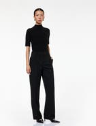 Koton Mid Rise Pleated Tailored Trousers with Pocket