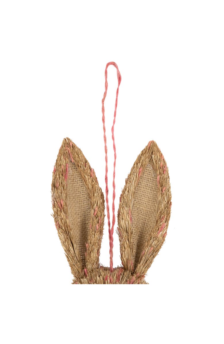 Northlight Easter Bunny with Bow Hanging Wall Decoration - 21", Alternate, color, Brown