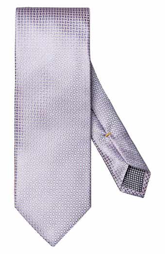 Geometric Jacquard Silk Tie