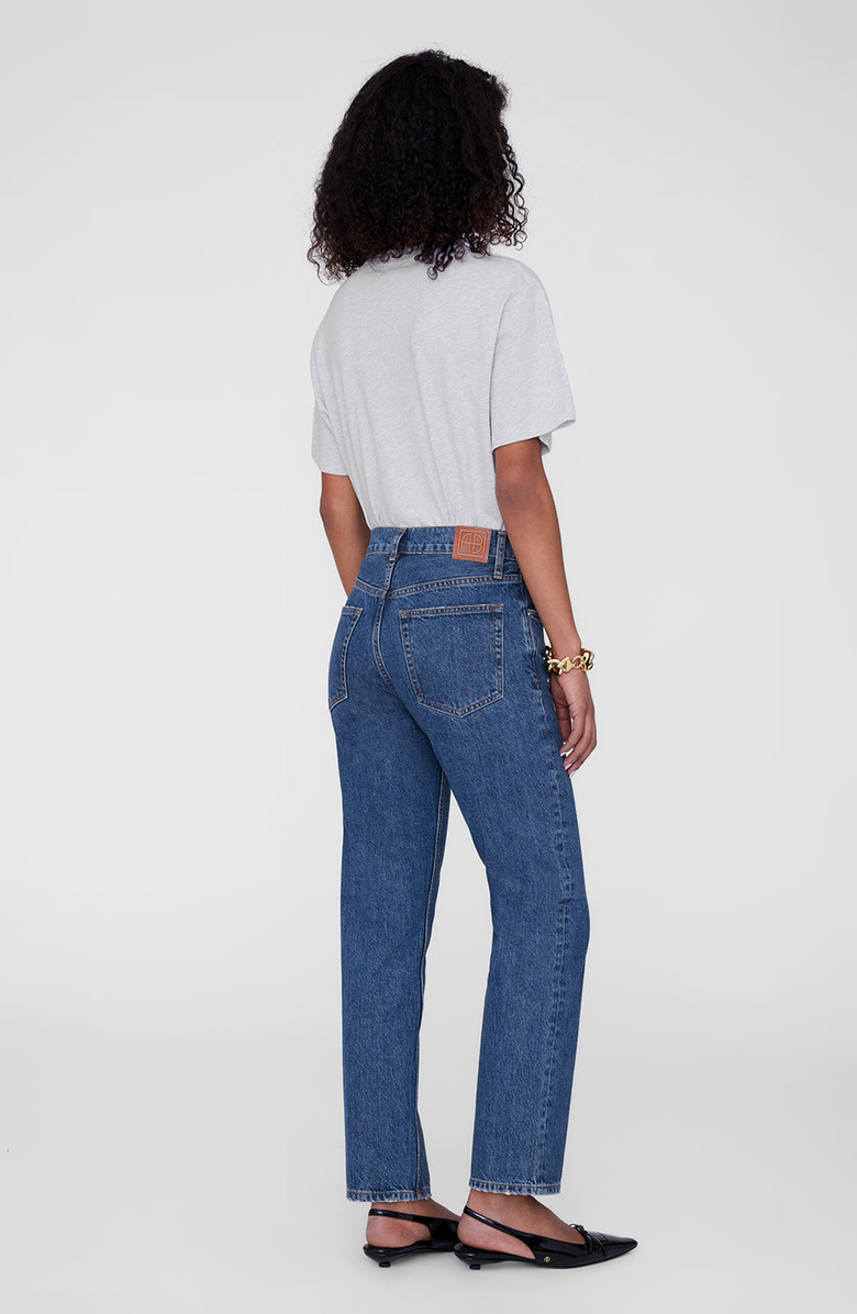 ANINE BING Lili Tee Framed Monogram, Alternate, color, 