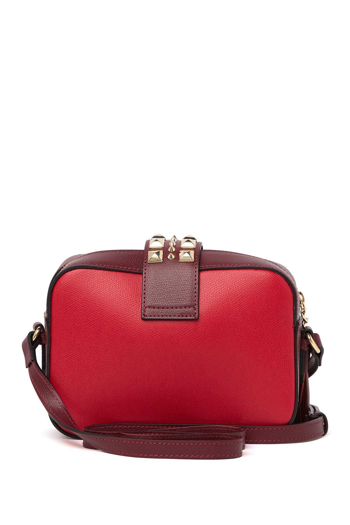 VALENTINO BY MARIO VALENTINO Lila Studded Leather Camera Crossbody Bag, Alternate, color, 