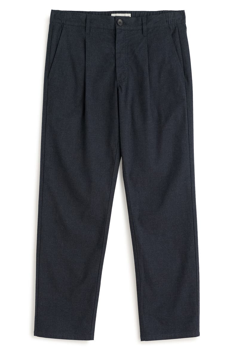 Treloyan Pleated Chinos, Alternate, color, MOUNTSMAN INKWELL
