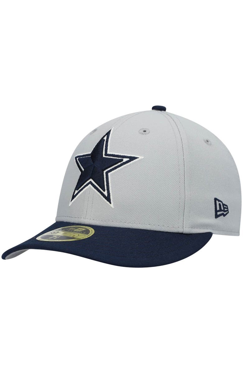 New Era Men's New Era Silver Dallas Cowboys 59FIFTY Fitted Hat, Alternate, color, 