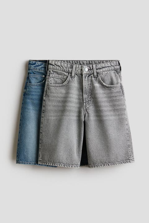 2-pack Baggy Fit Denim Shorts
