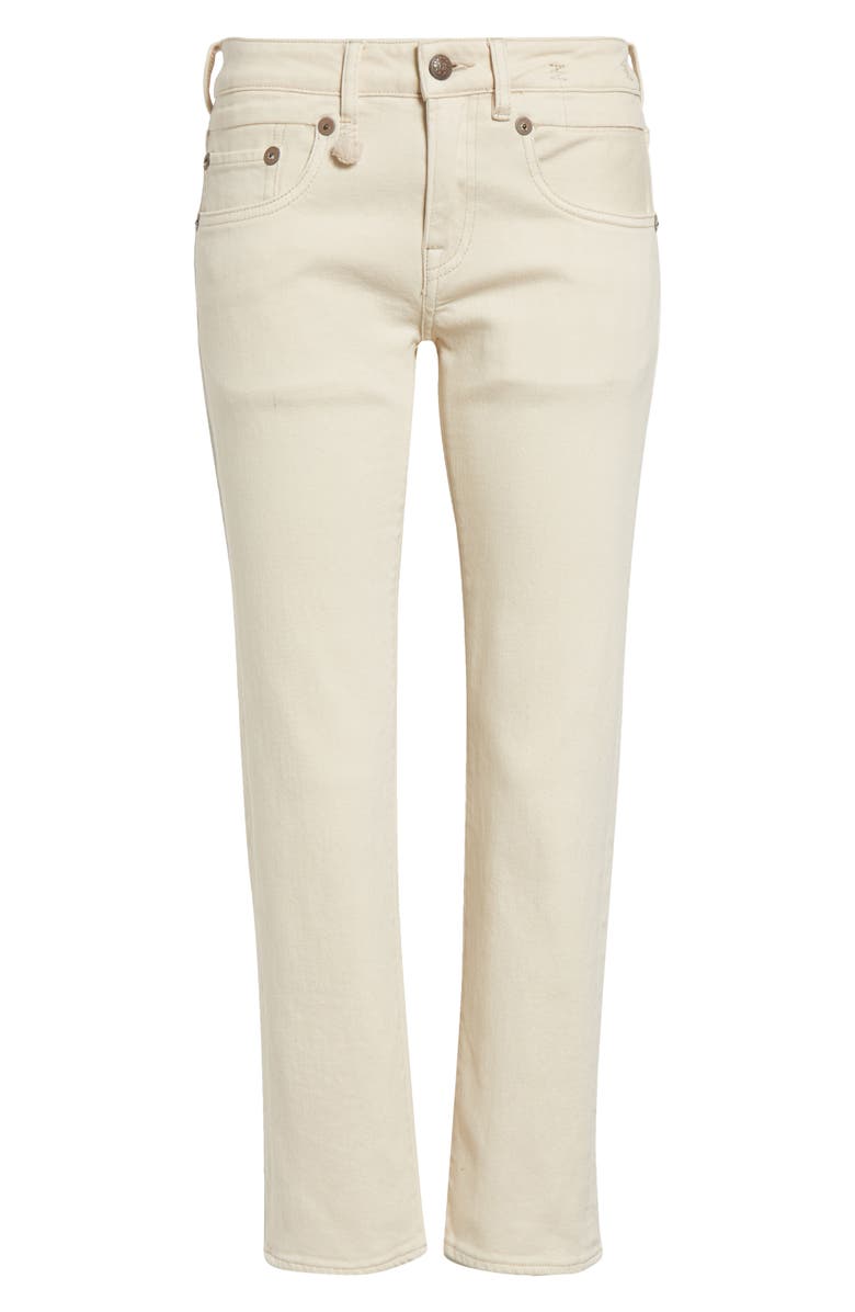 R13 Crop Straight Leg Boy Jeans, Alternate, color, 