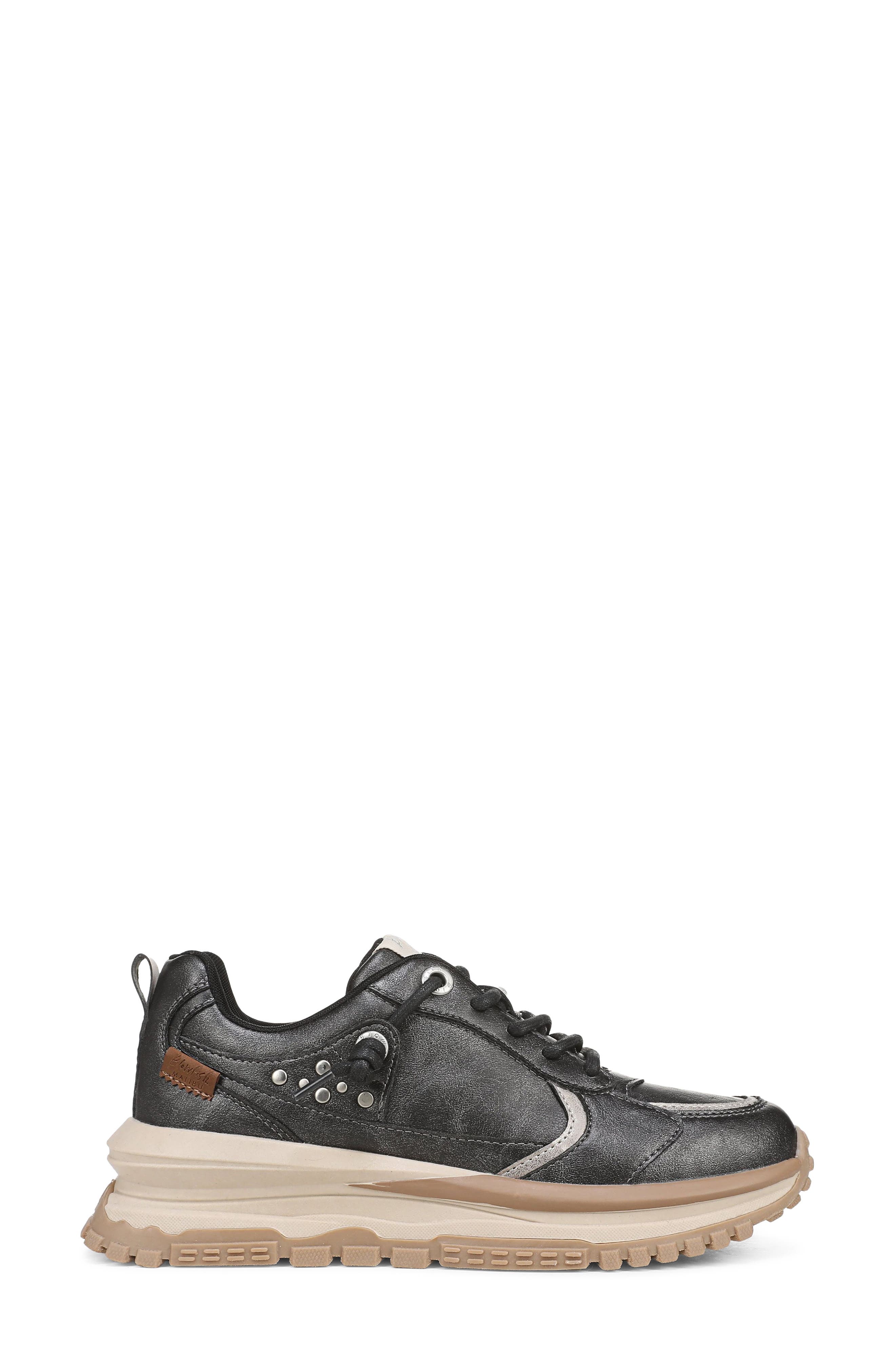 Leotina 2 Faux Leather Sneaker, Alternate, color, GUNMETAL GREY FAUX LEATHER