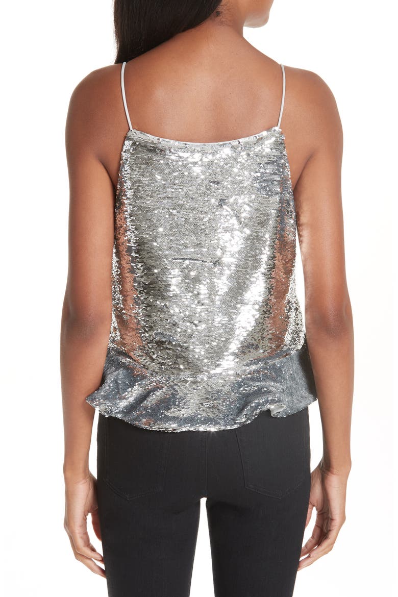 Sequin Top, Alternate, color, SILVER 018