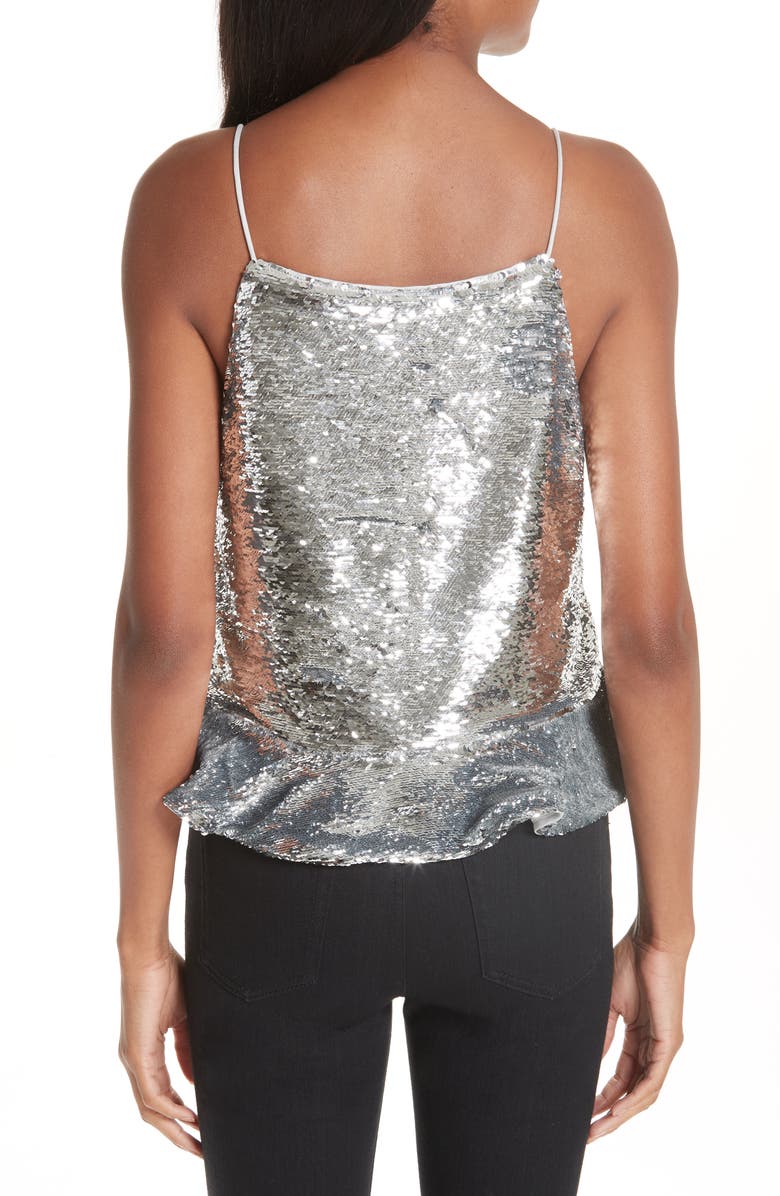 Ganni Sequin Top, Alternate, color, 