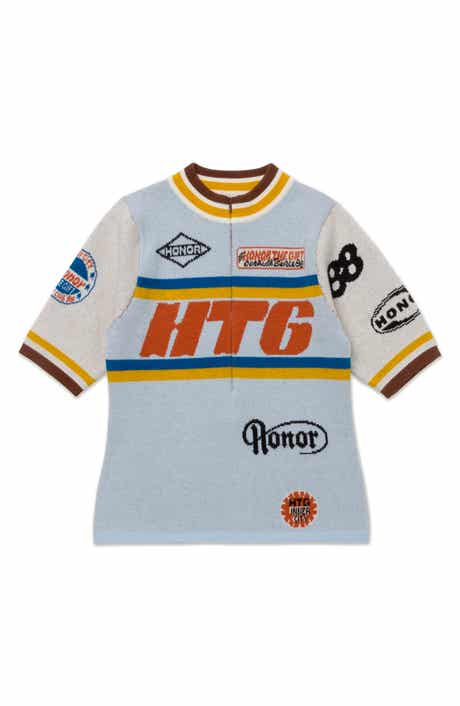HONOR THE GIFT Racing Mock Neck Half-Zip Top
