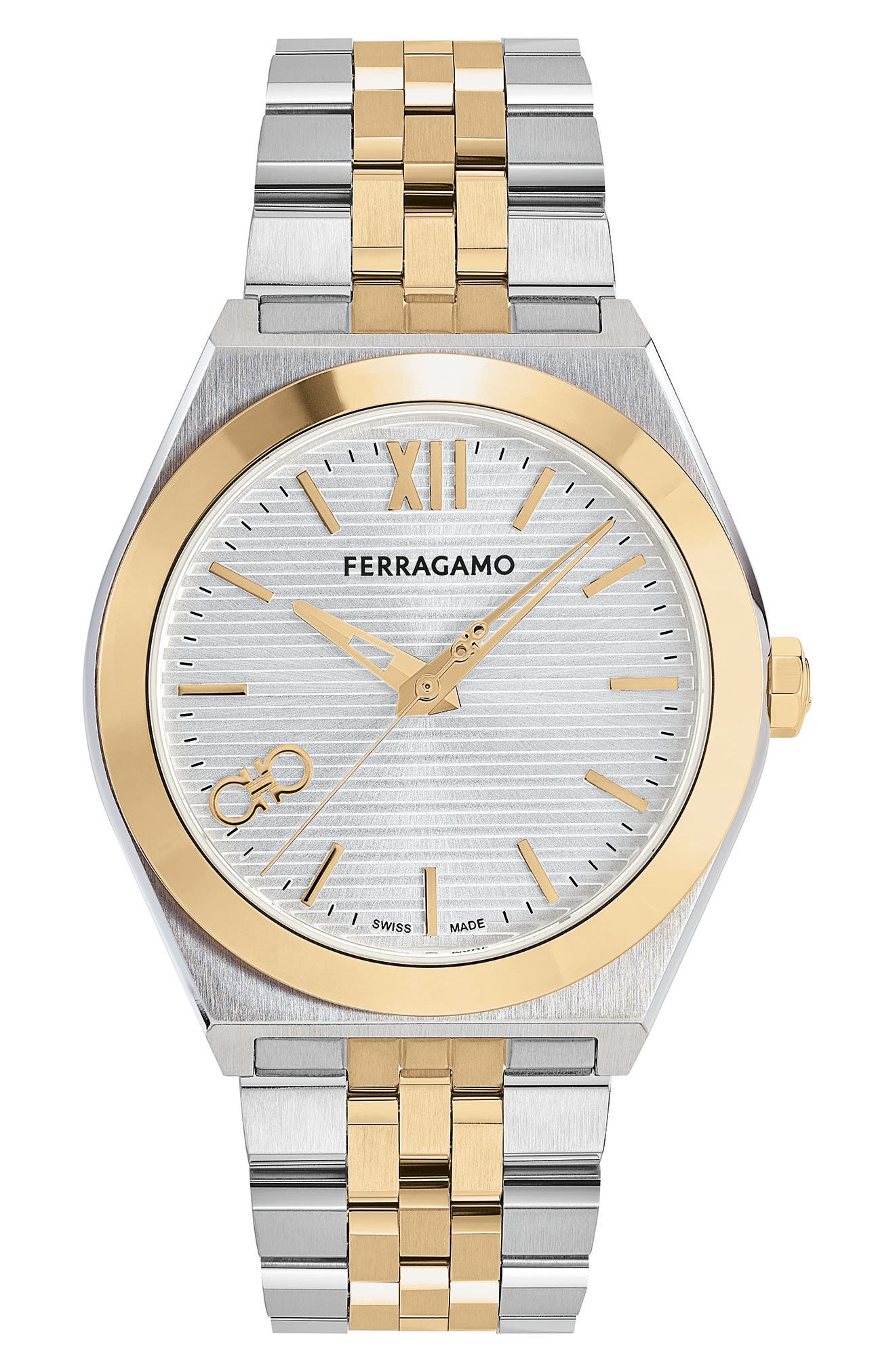 Vega New Two-Tone Bracelet Watch, 40mm