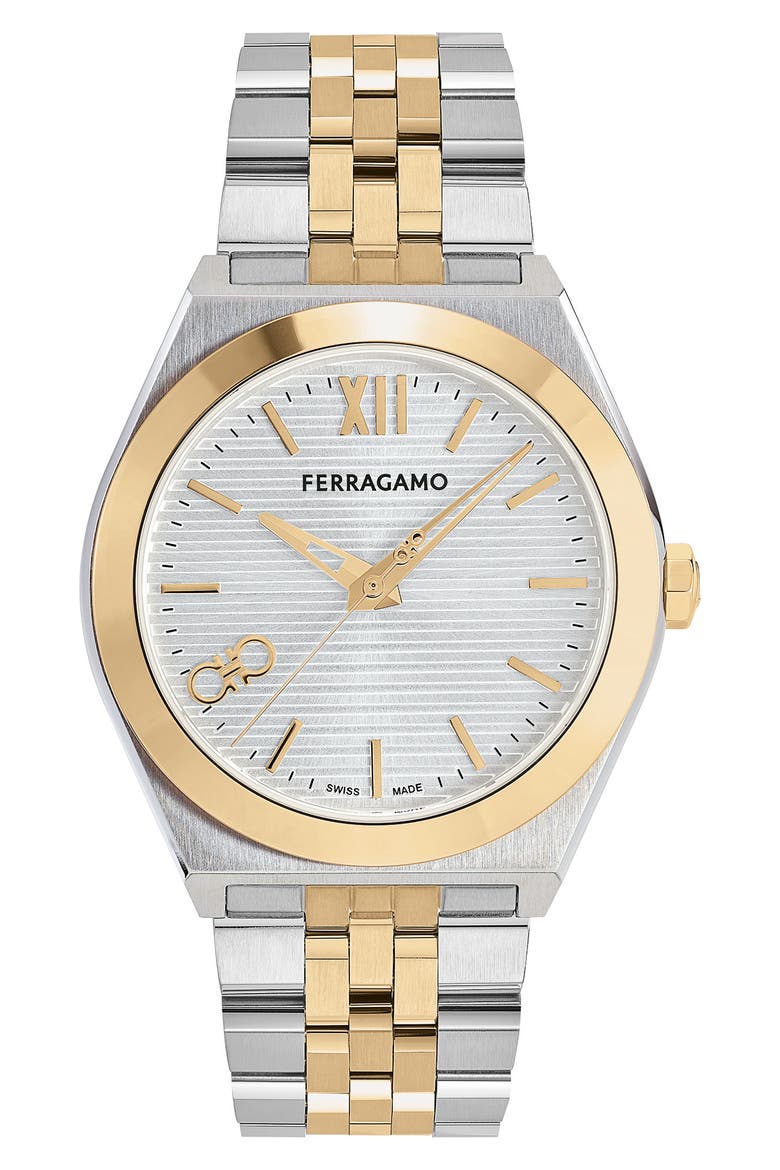 Vega New Two-Tone Bracelet Watch, 40mm, Main, color, TWO TONE