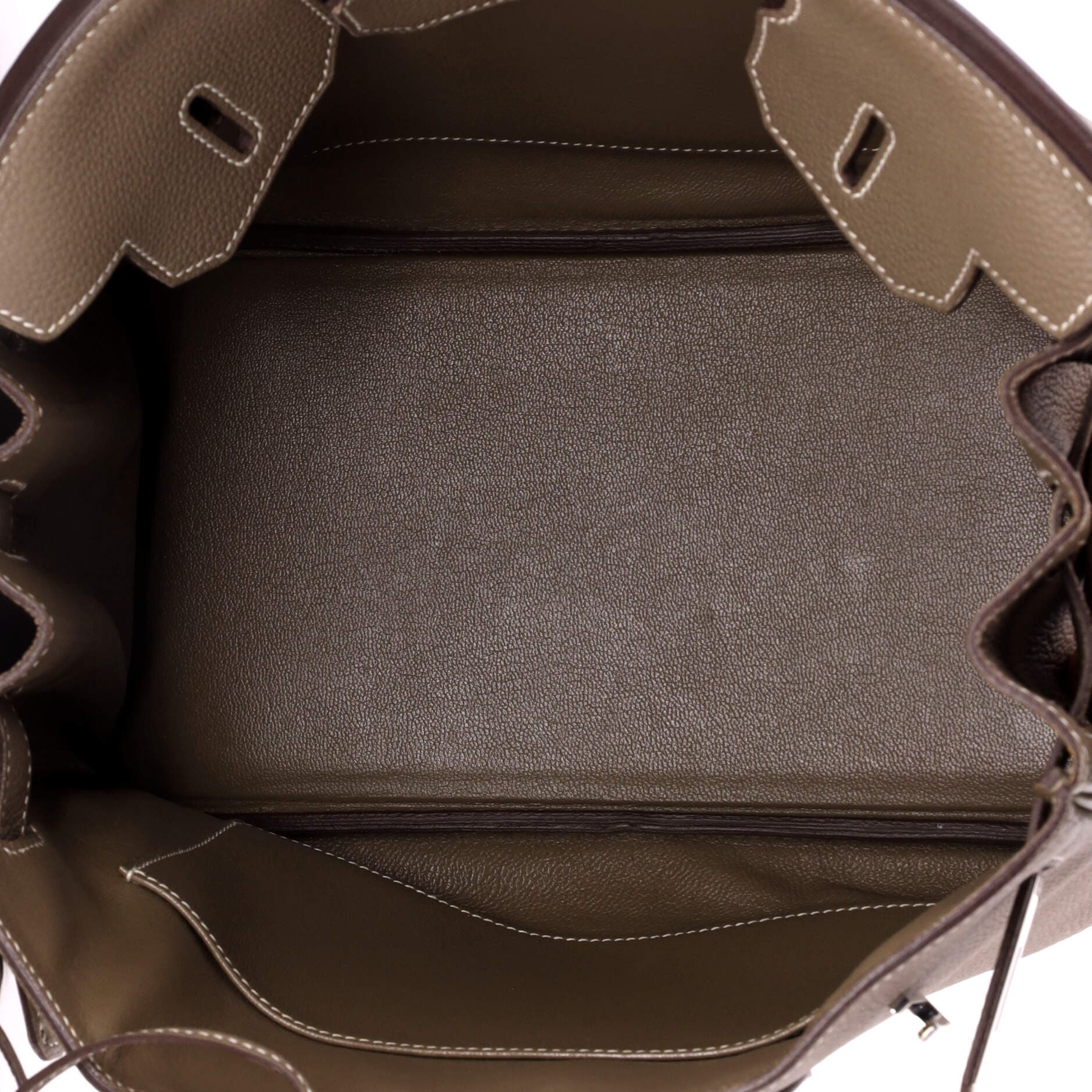 Pre-Owned Hermes Birkin Handbag Grey Togo with Palladium Hardware 30, Alternate, color, Etoupe