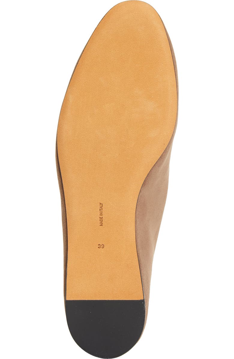 The Row Awar Loafer Flat, Alternate, color, Dark Taupe