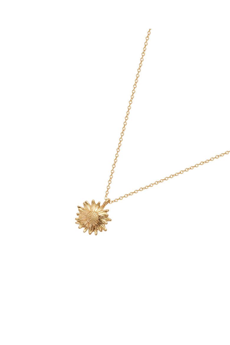 Daisy Chain Necklace, Alternate, color, Gold