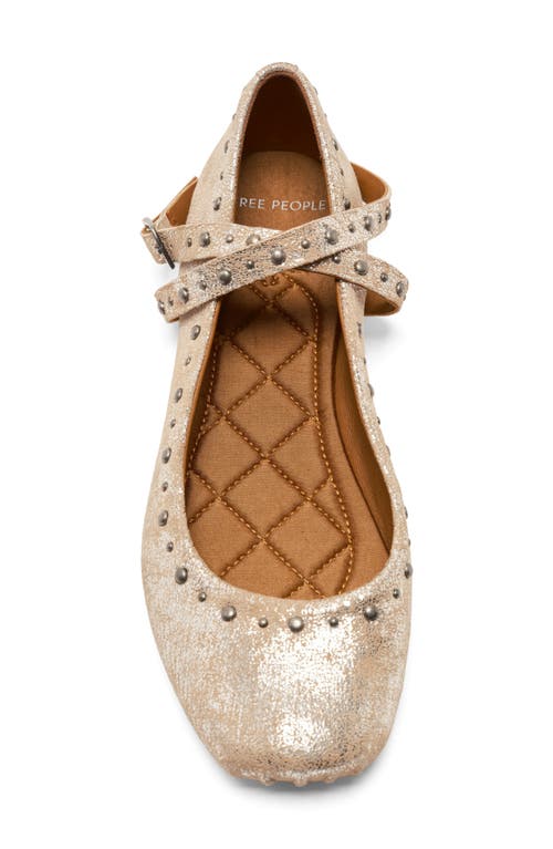 Free People Grace Ankle Strap Ballet Flat In Multi