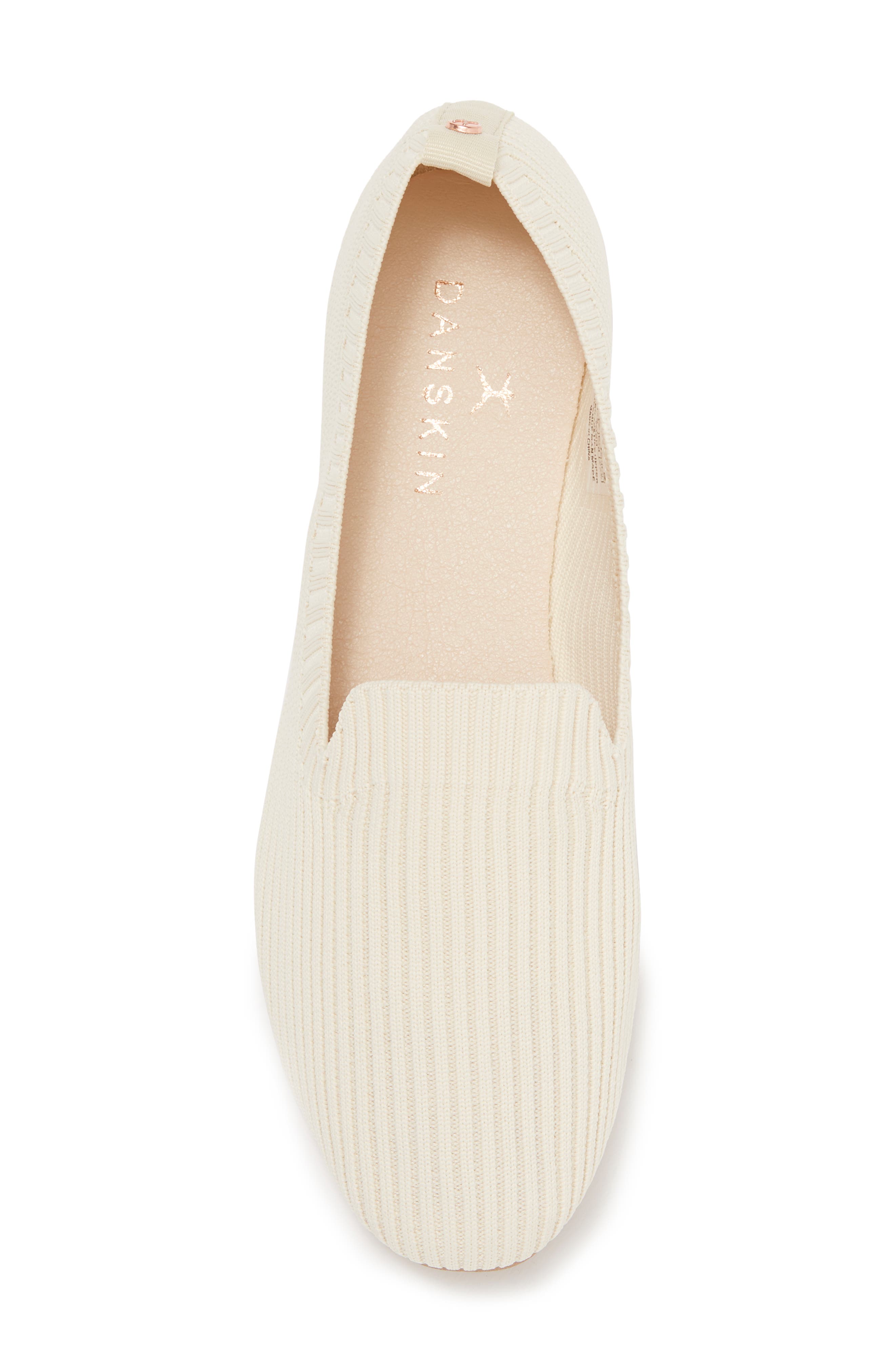 Danskin Ribbed Smoking Loafer, Alternate, color, Natural