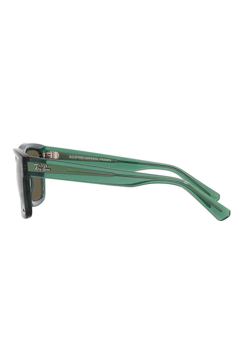 Warren 57mm Rectangular Sunglasses, Alternate, color, TRANSPARENT GREEN