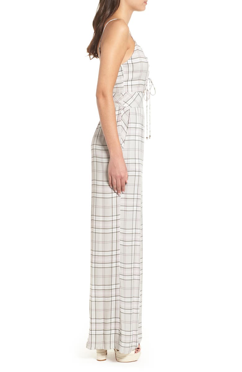 AFRM Milan Tie Front Jumpsuit, Alternate, color,