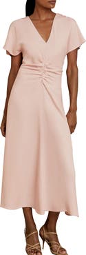 Reiss Rowe Dolman Sleeve Jersey Midi Dress