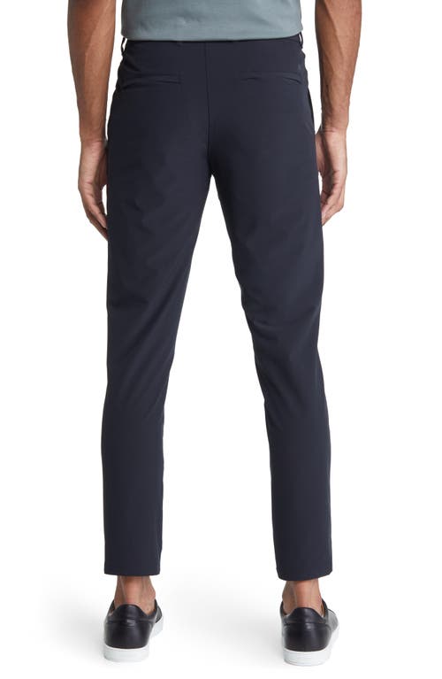 Mizzen + Main Mizzen+main Helmsman Slim Fit Flat Front Golf Pants In Black