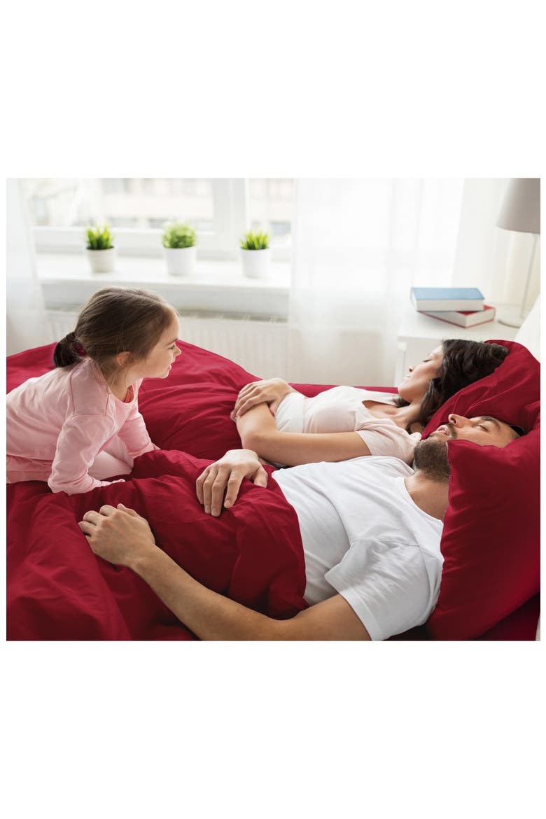 Everyday 225 Thread Count Sheet Set, Alternate, color, PAPRIKA