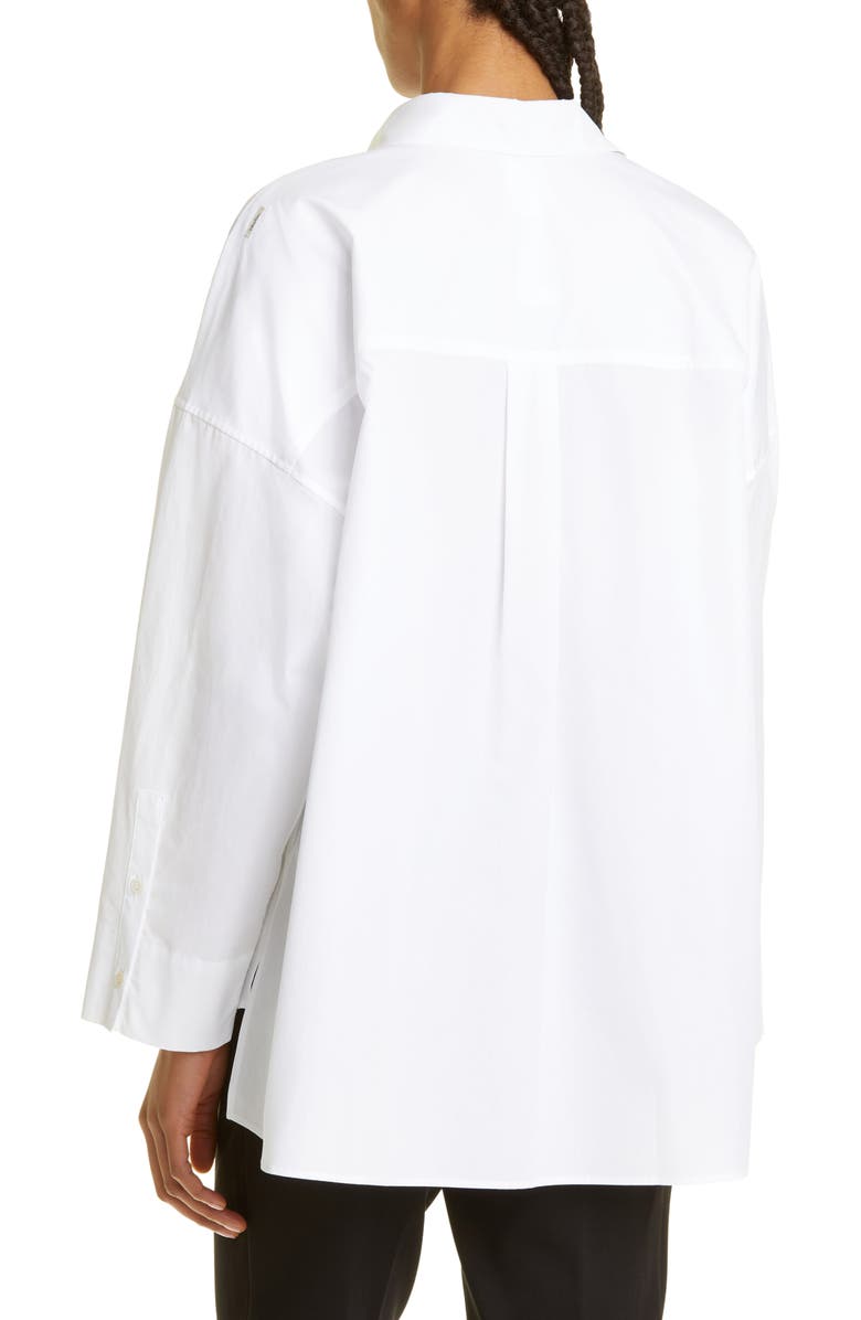 Max Mara Mina Oversize Long Sleeve Button-Up Shirt, Alternate, color, 