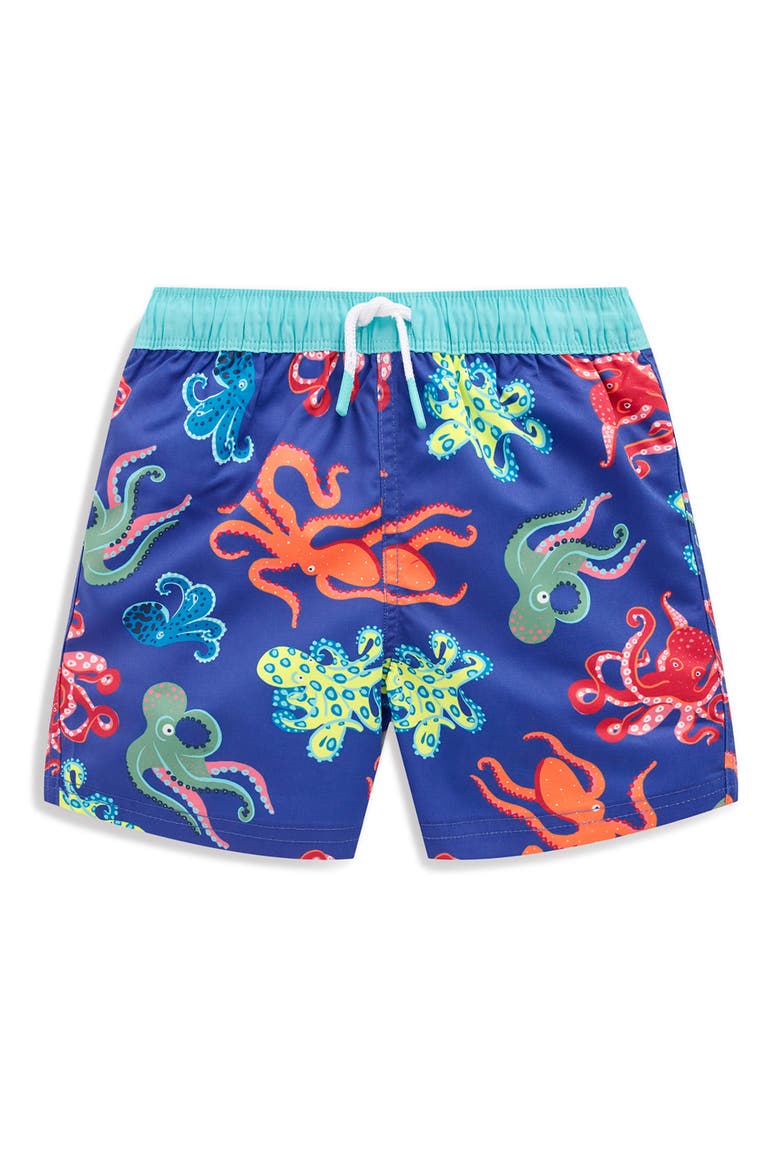 Kids' Swim Trunks, Main, color, BLUE OCTOPUS