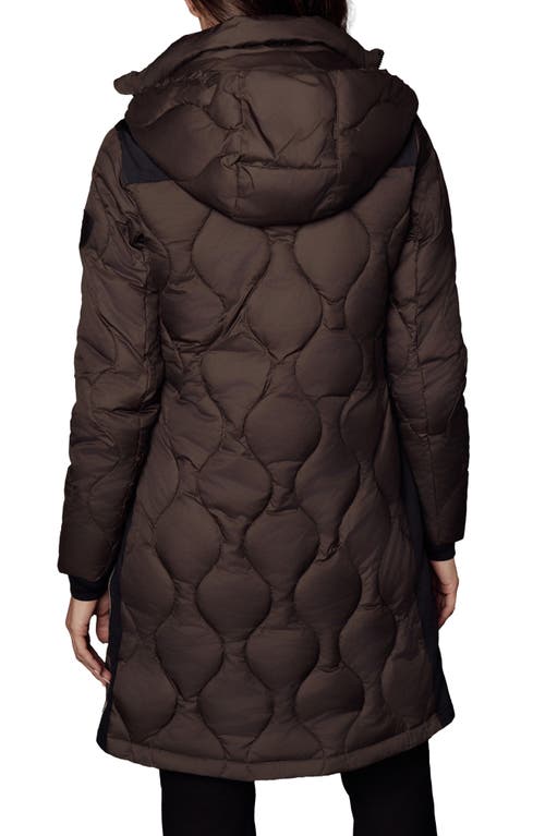 Alp N Rock Chamonix Water Repellent Quilted Coat In Brown