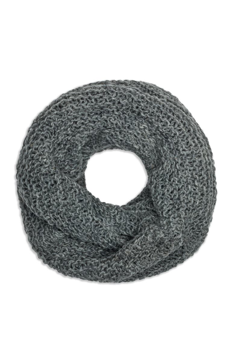 Feelgoodz Artisan Woven Karuna Infinity 100% Wool Scarf, Main, color, Abalone