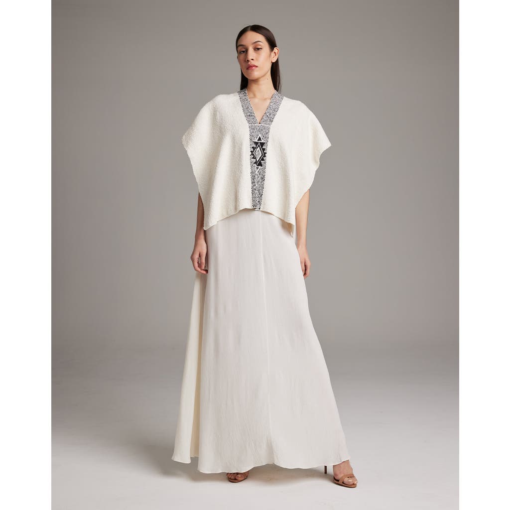 Voz Manta Estrella In Ivory/black