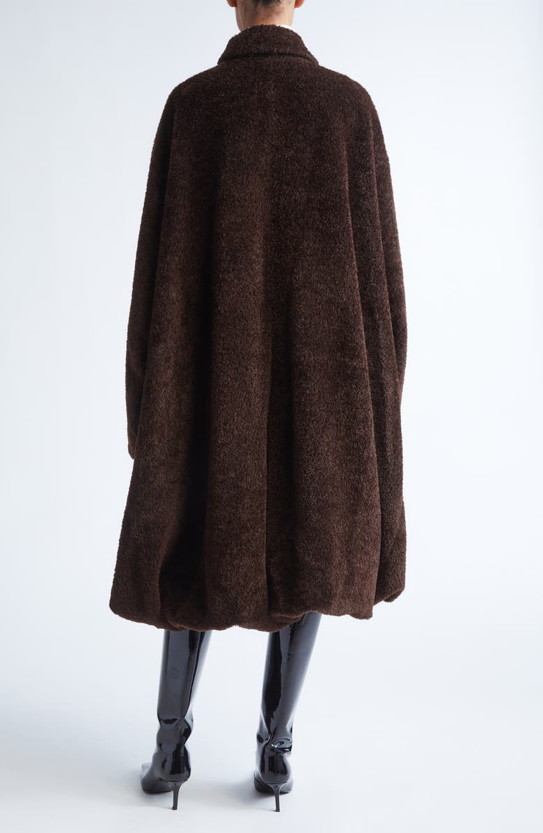 Proenza Schouler Verretta Alpaca & Virgin Wool Coat, Alternate, color, Chocolate