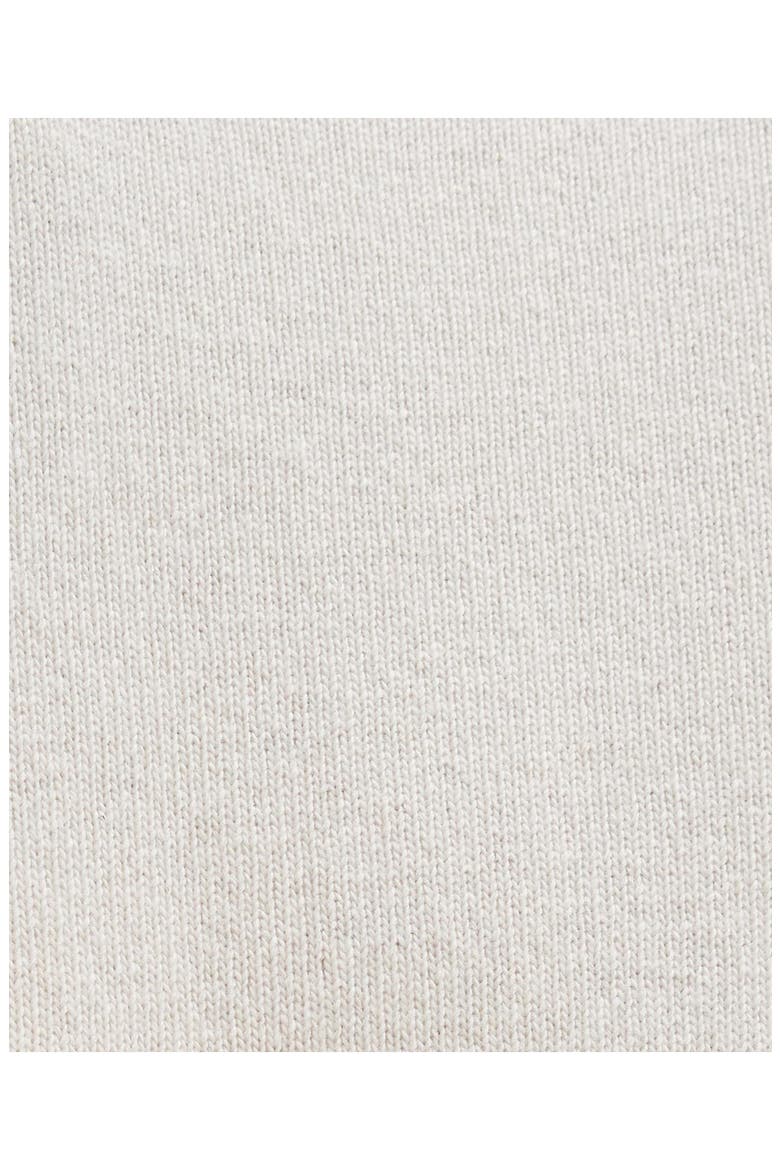 Rochelle Tipped Crop Wool & Cotton Sweater, Alternate, color, CLOUD